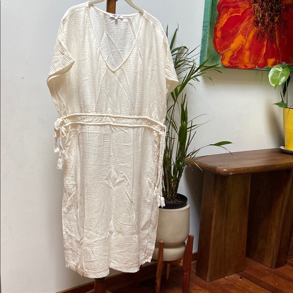 Madewell 100% Cotton Roman Dress Swimsuite Cover Resort Wear